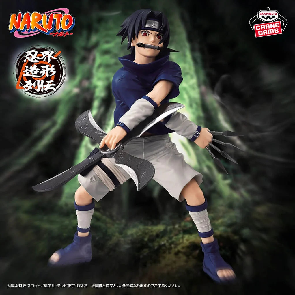 Naruto Ninja World Sculpting Figura Sasuke Uchiha-Banpresto-Otaku Village