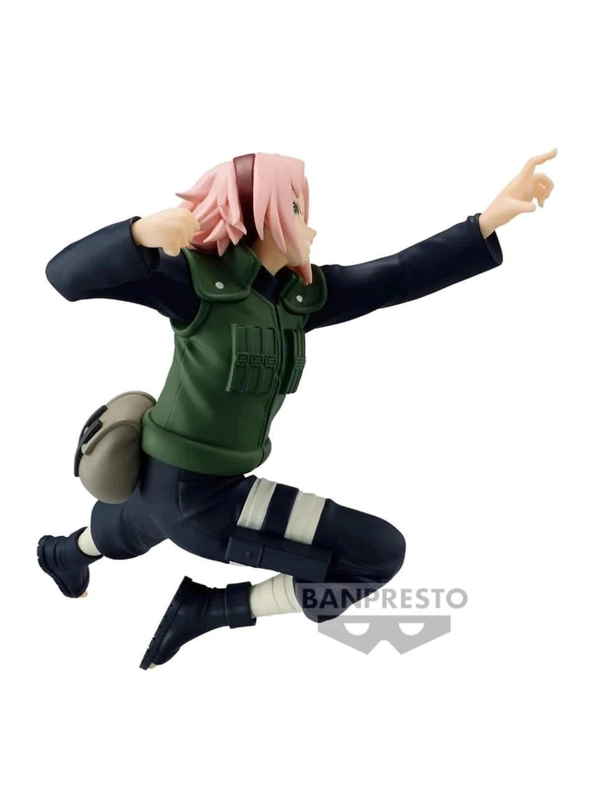 NARUTO SHIPPUDEN FIGURA SAKURA HARUNO VIBRATION STARS BANPRESTO COMO NUEVA