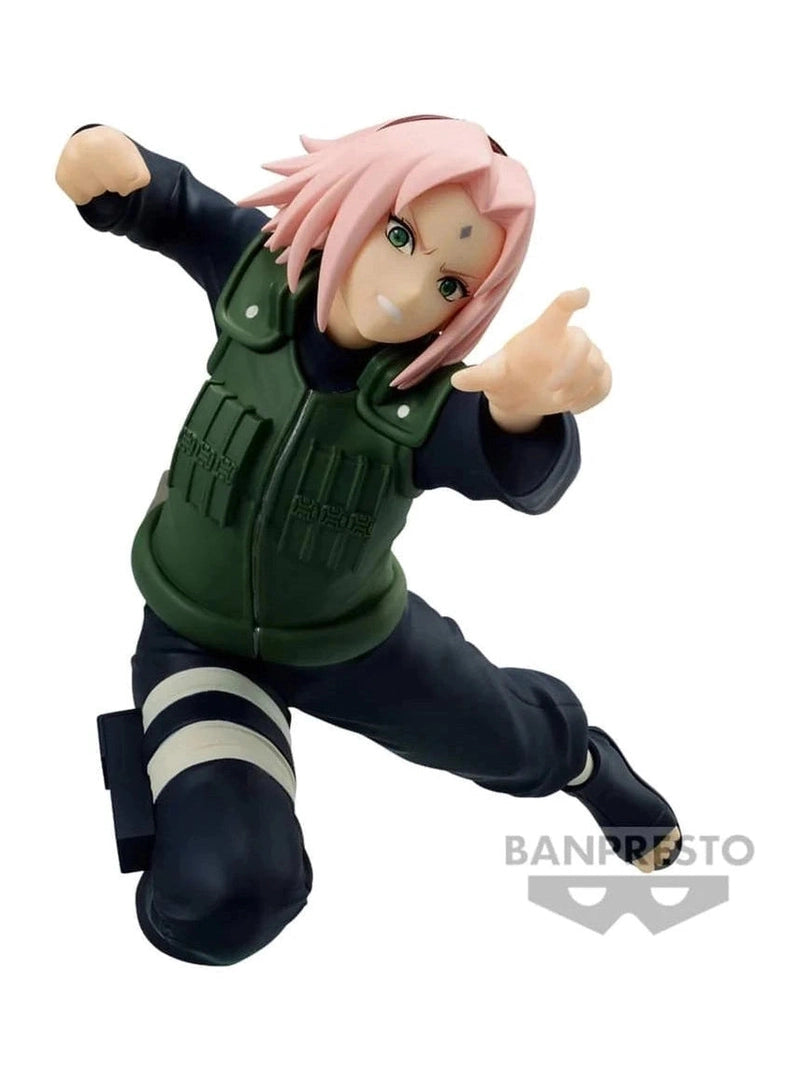 NARUTO SHIPPUDEN FIGURA SAKURA HARUNO VIBRATION STARS BANPRESTO COMO NUEVA