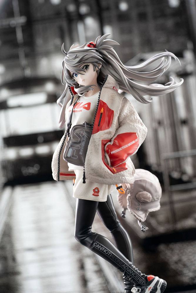 NEON GENESIS EVANGELION ESTATUA PVC 1/7 SHIKINAMI ASUKA LANGLEY VER. RADIO EVA PARTE 2 COLOR ORIGINAL