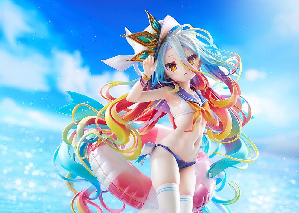 NO GAME NO LIFE ESTATUA 1/7 SHIRO: SAILOR-STYLE SWIMSUIT VER.