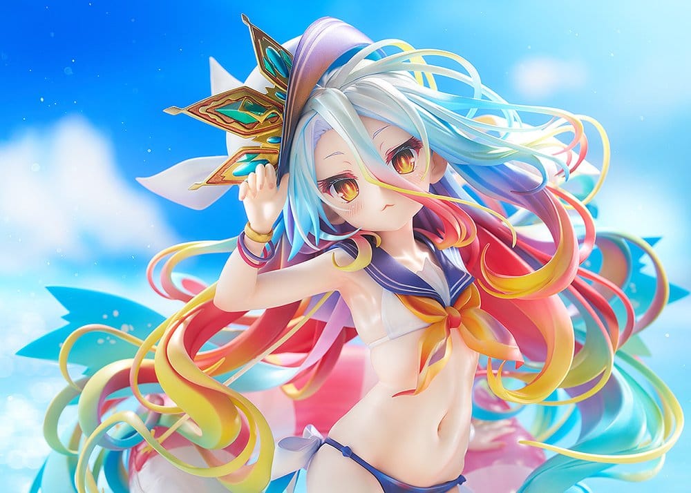 NO GAME NO LIFE ESTATUA 1/7 SHIRO: SAILOR-STYLE SWIMSUIT VER.