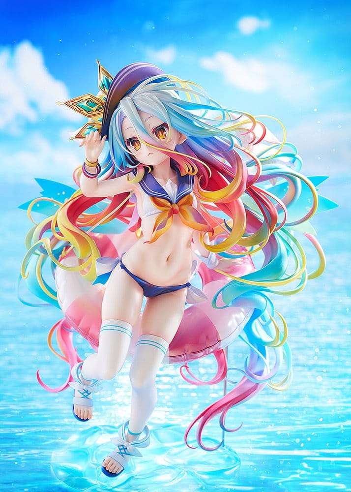 NO GAME NO LIFE ESTATUA 1/7 SHIRO: SAILOR-STYLE SWIMSUIT VER.