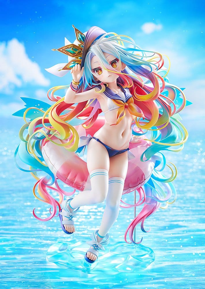 NO GAME NO LIFE ESTATUA 1/7 SHIRO: SAILOR-STYLE SWIMSUIT VER.