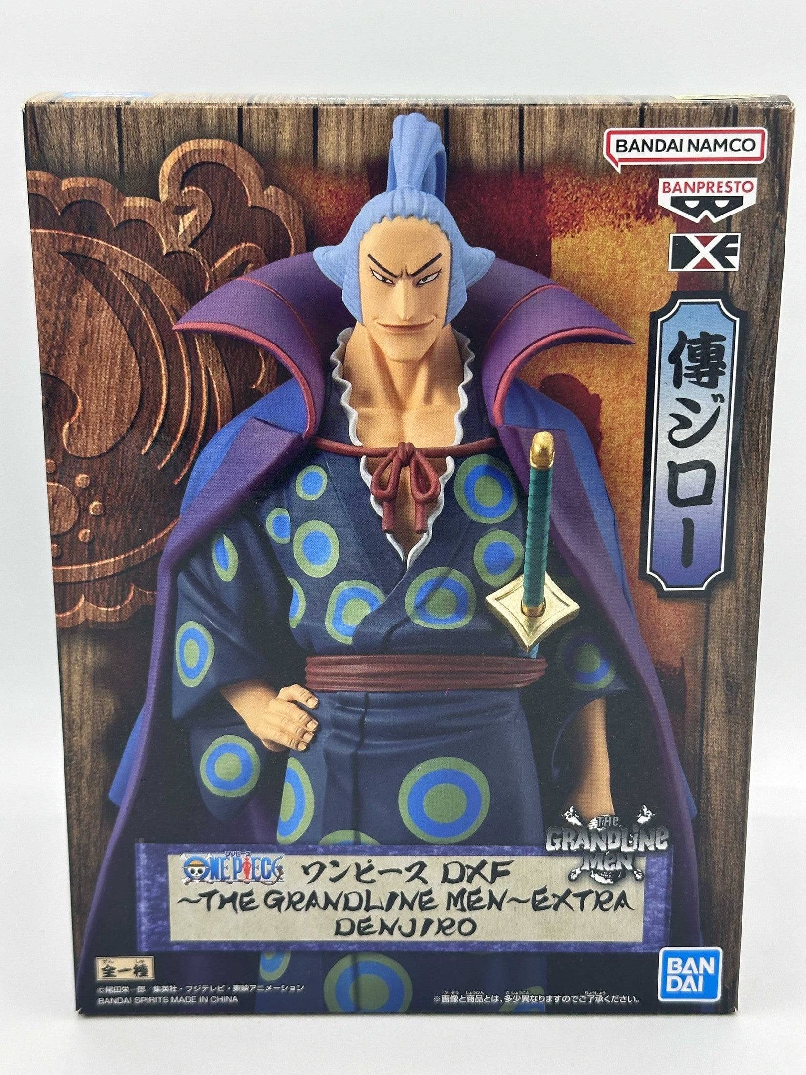 ONE PIECE FIGURA BANPRESTO THE GRANDLINE MEN EXTRA DENJIRO COMO NUEVA