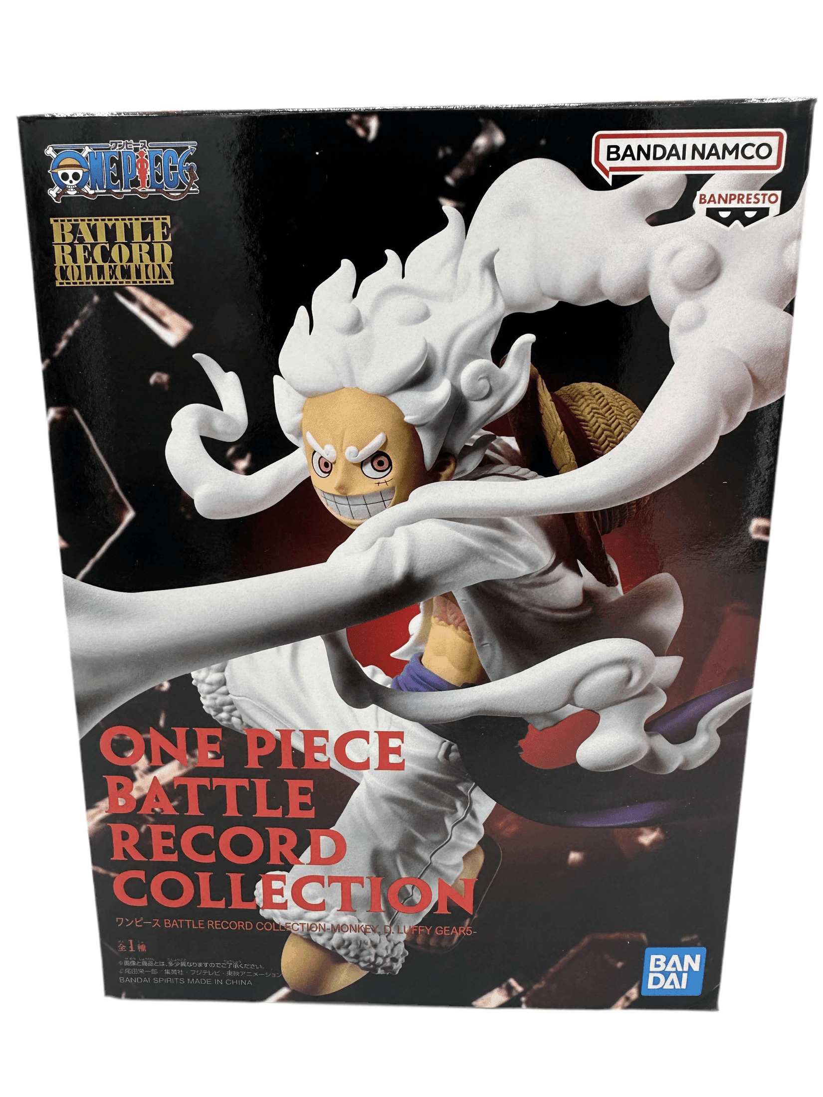 ONE PIECE FIGURA BATTLE RECORD COLLECTION MONKEY D. LUFFY GEAR 5 COMO NUEVA
