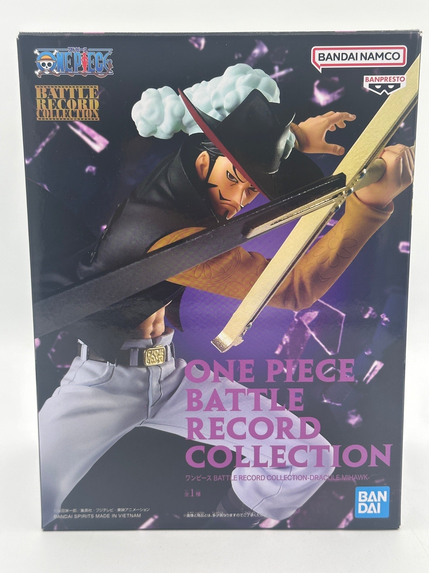 ONE PIECE FIGURA DRACULE MIHAWK BATTLE RECORD COLLECTION COMO NUEVA