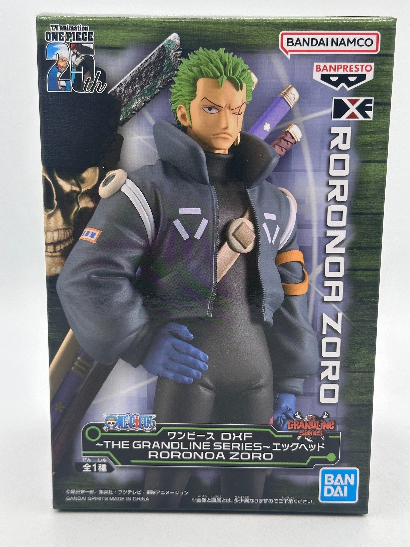 ONE PIECE FIGURA EGGHEAD RORONOA ZORO GRANDLINE SERIES COMO NUEVA