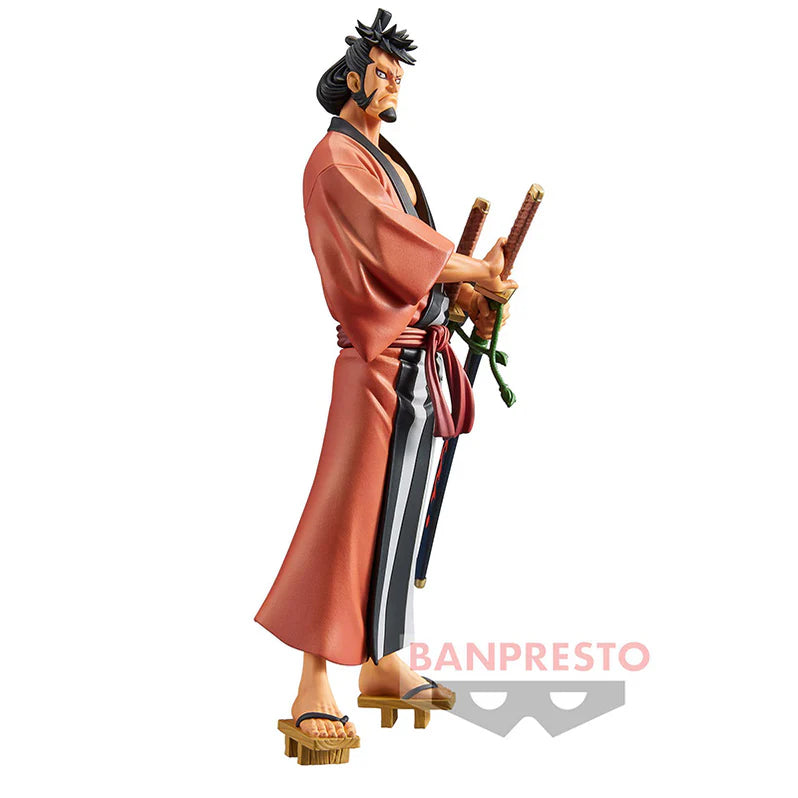 ONE PIECE FIGURA FIGURA KINEMON THE GRANDLINE MEN WANOKUNI DXF VOL.27 BANPRESTO MUY BUEN ESTADO