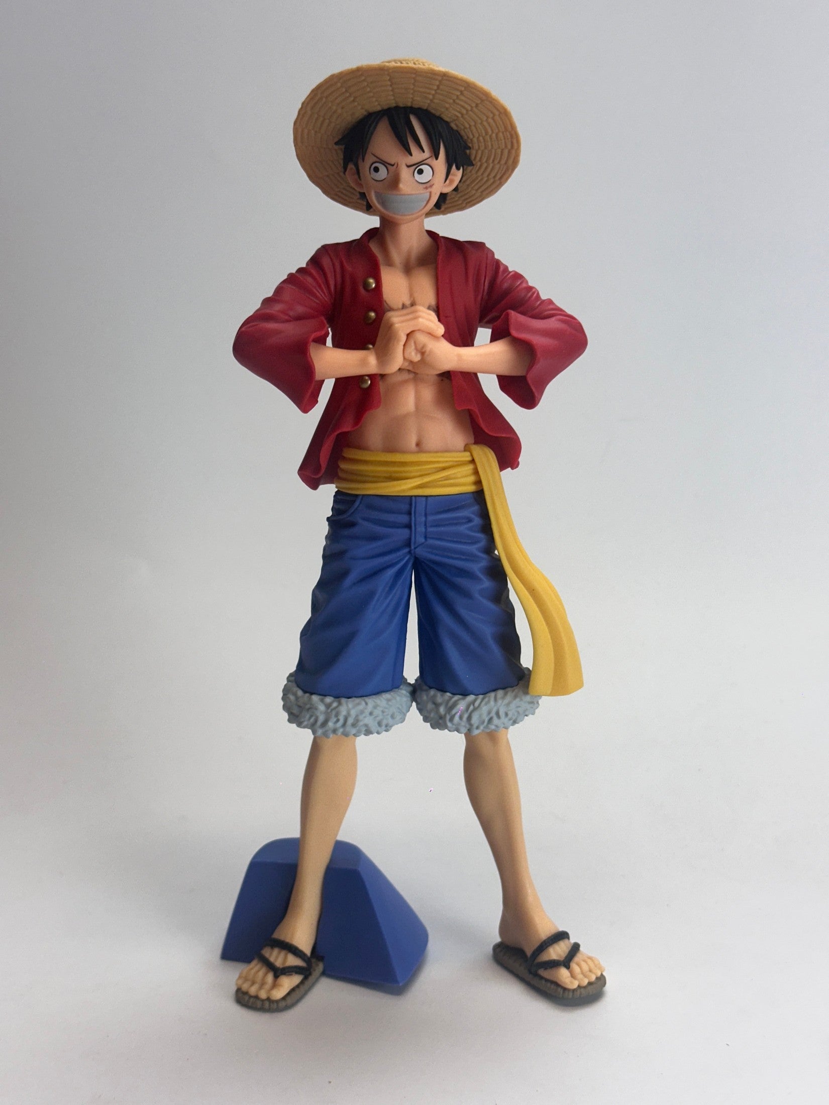 ONE PIECE - FIGURA MONKEY D. LUFFY DXF SERIE GRANDLINE ESPECIAL MUY BUEN ESTADO