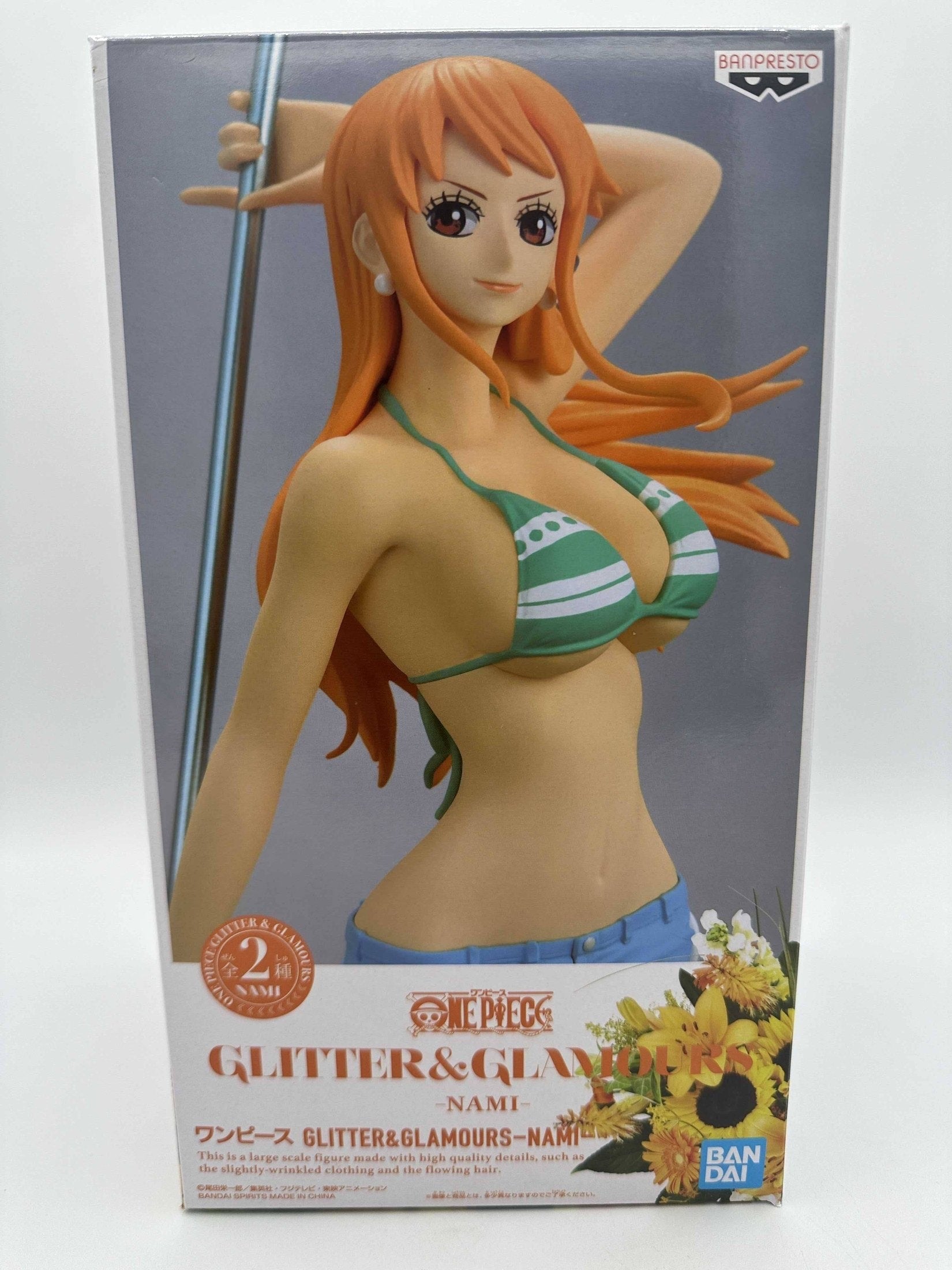 ONE PIECE FIGURA NAMI GLITTER GLAMOURS VER. A COMO NUEVA PREVENTA 3-4 sem.