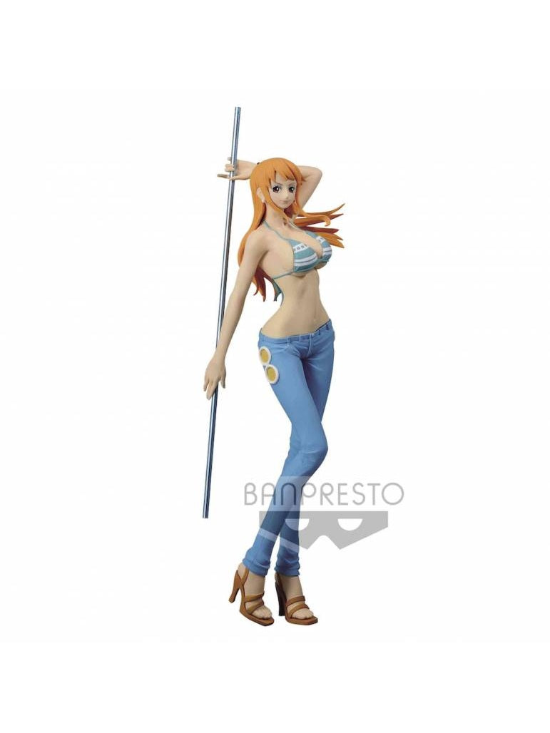 ONE PIECE FIGURA NAMI GLITTER GLAMOURS VER. A COMO NUEVA PREVENTA 3-4 sem.