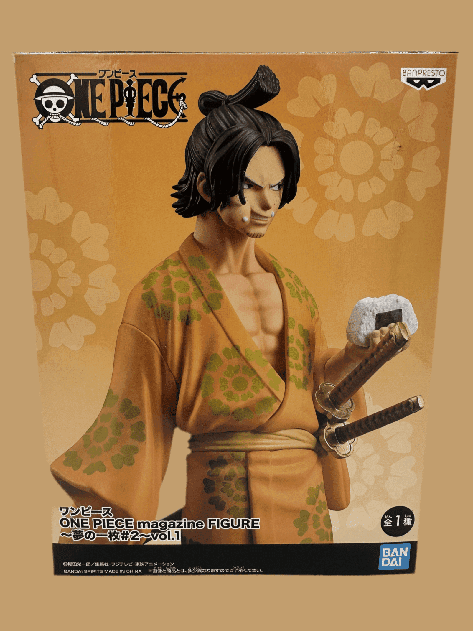 ONE PIECE FIGURA PORTGAS. D. ACE MAGAZINE SPECIAL VOL.1 A PIECE OF DREAM BANPRESTO COMO NUEVA PREVENTA 3-4 sem.