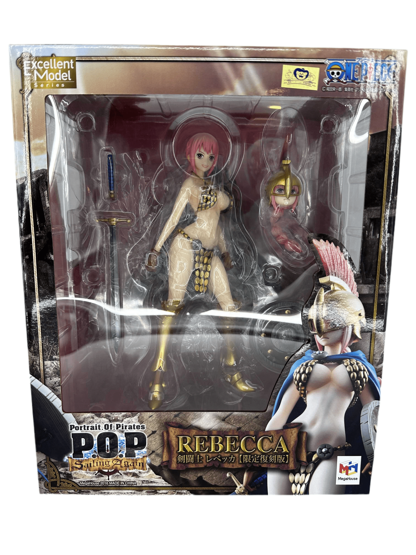 ONE PIECE FIGURA REBECCA PORTRAIT OF PIRATES SAILING AGAIN MEGAHOUSE MUY BUEN ESTADO