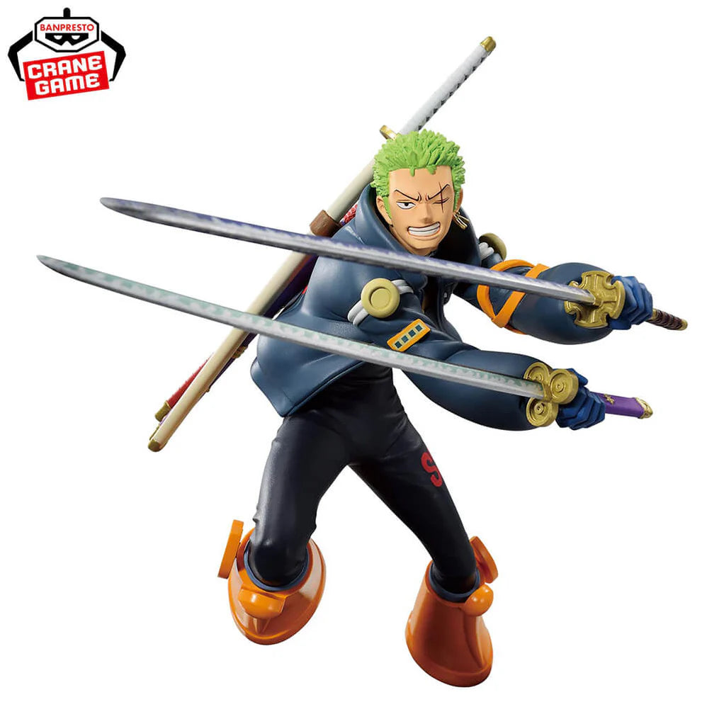 ONE PIECE FIGURA RORONOA ZORO BATTLE RECORD COLLECTION COMO NUEVA PREVENTA 3-4 sem.