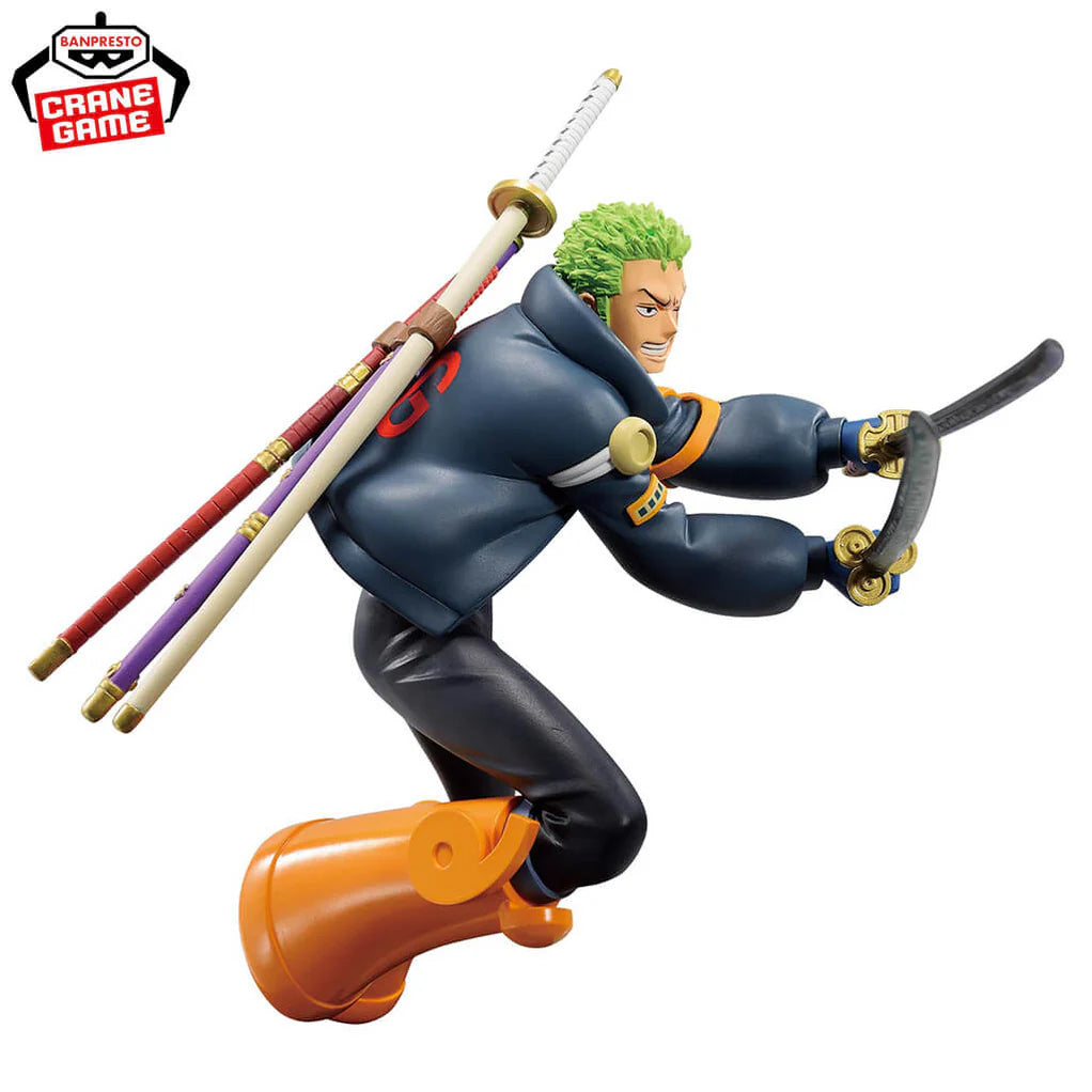 ONE PIECE FIGURA RORONOA ZORO BATTLE RECORD COLLECTION COMO NUEVA PREVENTA 3-4 sem.