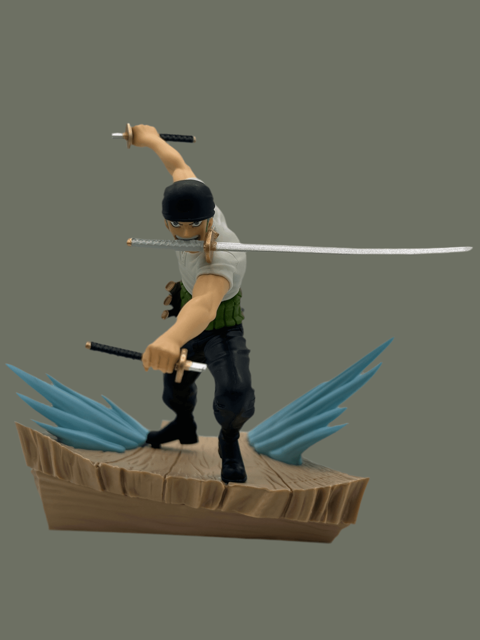 ONE PIECE FIGURA RORONOA ZORO SENKOZEKKEI COMO NUEVA Banpresto Otaku Village