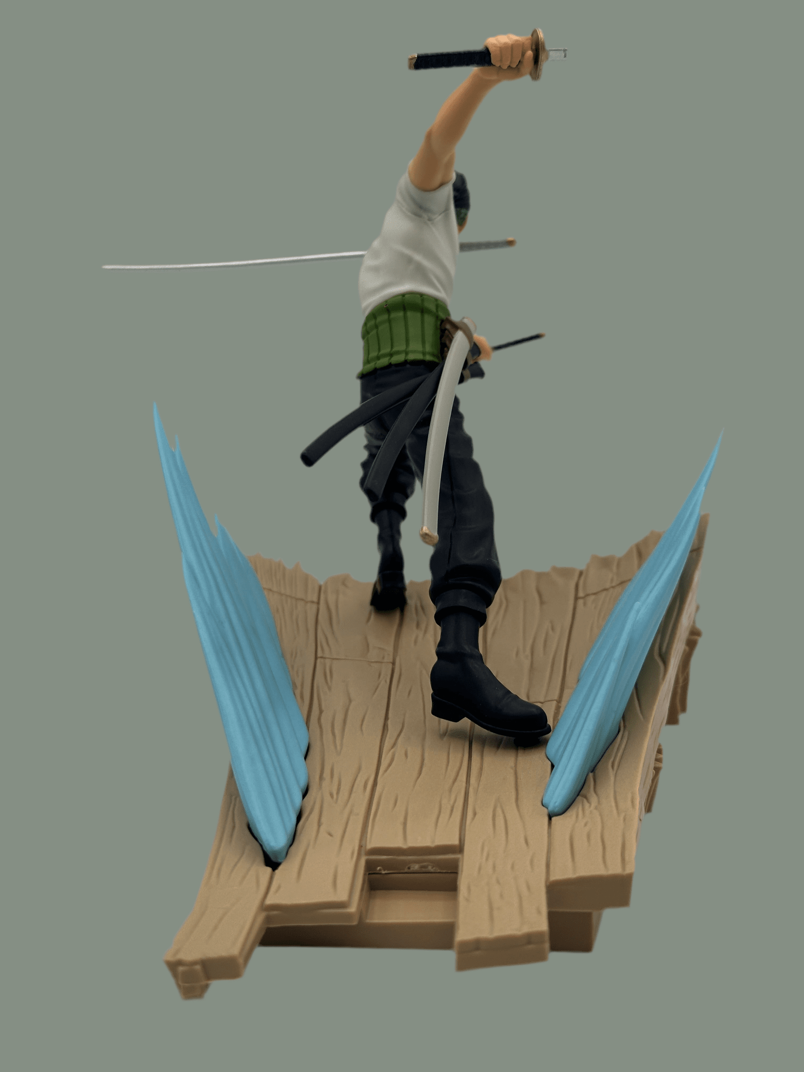 ONE PIECE FIGURA RORONOA ZORO SENKOZEKKEI COMO NUEVA Banpresto Otaku Village