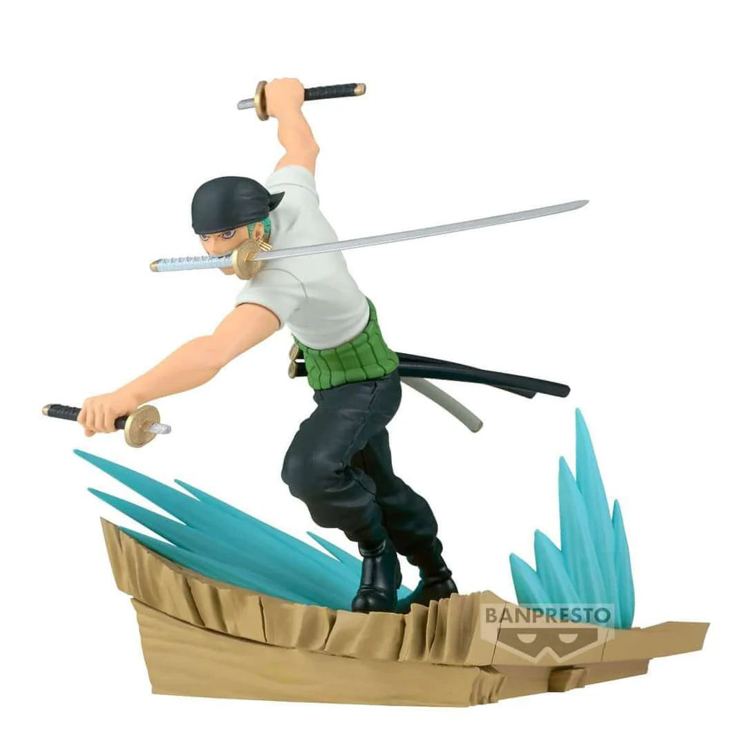 ONE PIECE FIGURA RORONOA ZORO SENKOZEKKEI PRECINTADA STOCK JAPÓN