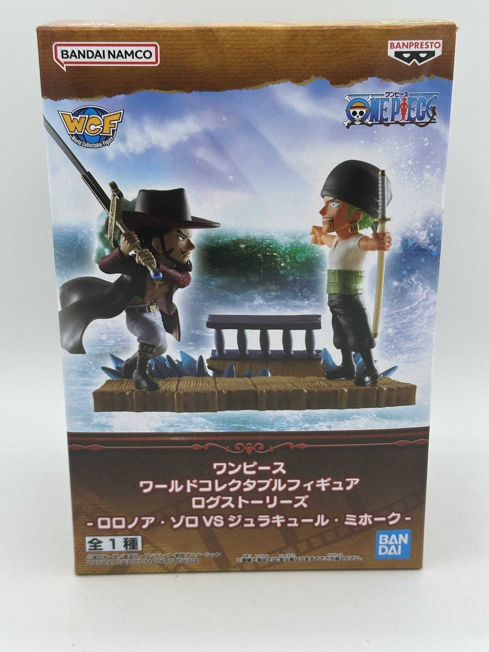 ONE PIECE FIGURA RORONOA ZORO VS DRACULE MIHAWK LOG STORIES BANPRESTO PRECINTADA PREVENTA 3-4 sem. Banpresto Otaku Village