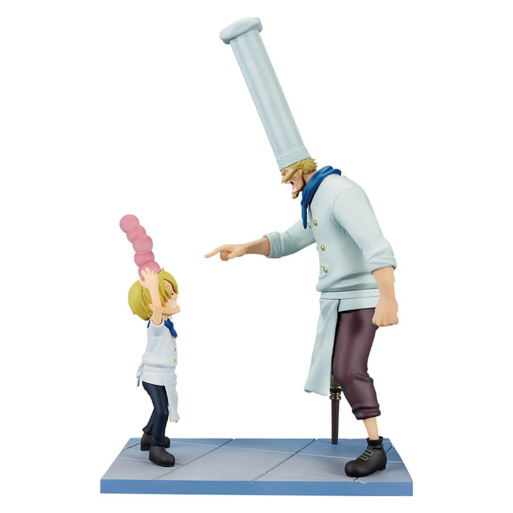 ONE PIECE FIGURA SANJI Y ZEFF REVIBLE MOMENT ROAD TO DOWN ICHIBAN KUJI PREMIO D PRECINTADA PREVENTA 3-4 sem.