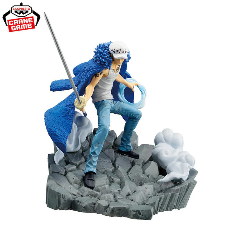 ONE PIECE FIGURA SENKOUZEKKEI TRAFALGAR LAW COMO NUEVA PREVENTA 3-4 sem.