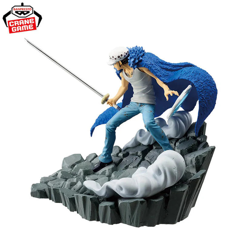 ONE PIECE FIGURA SENKOUZEKKEI TRAFALGAR LAW COMO NUEVA PREVENTA 3-4 sem.