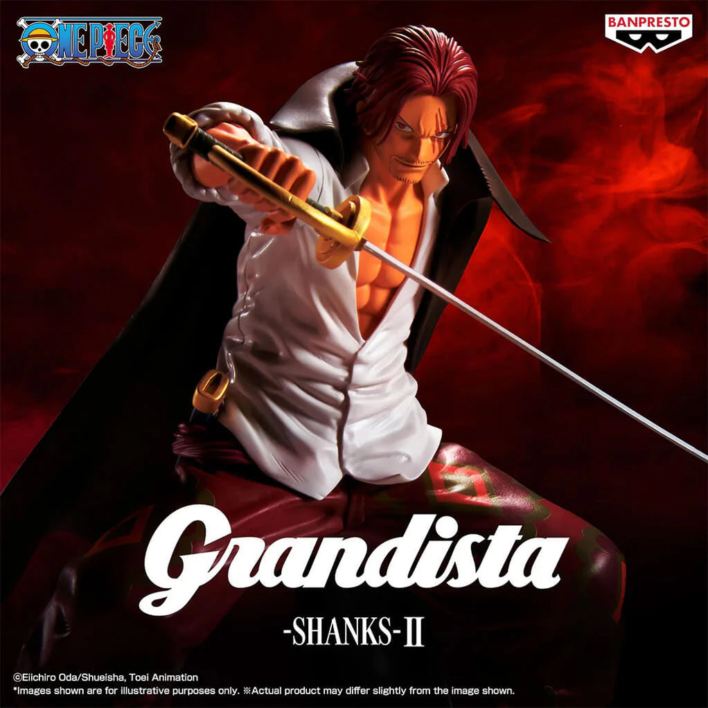 ONE PIECE FIGURA SHANKS II GRANDISTA