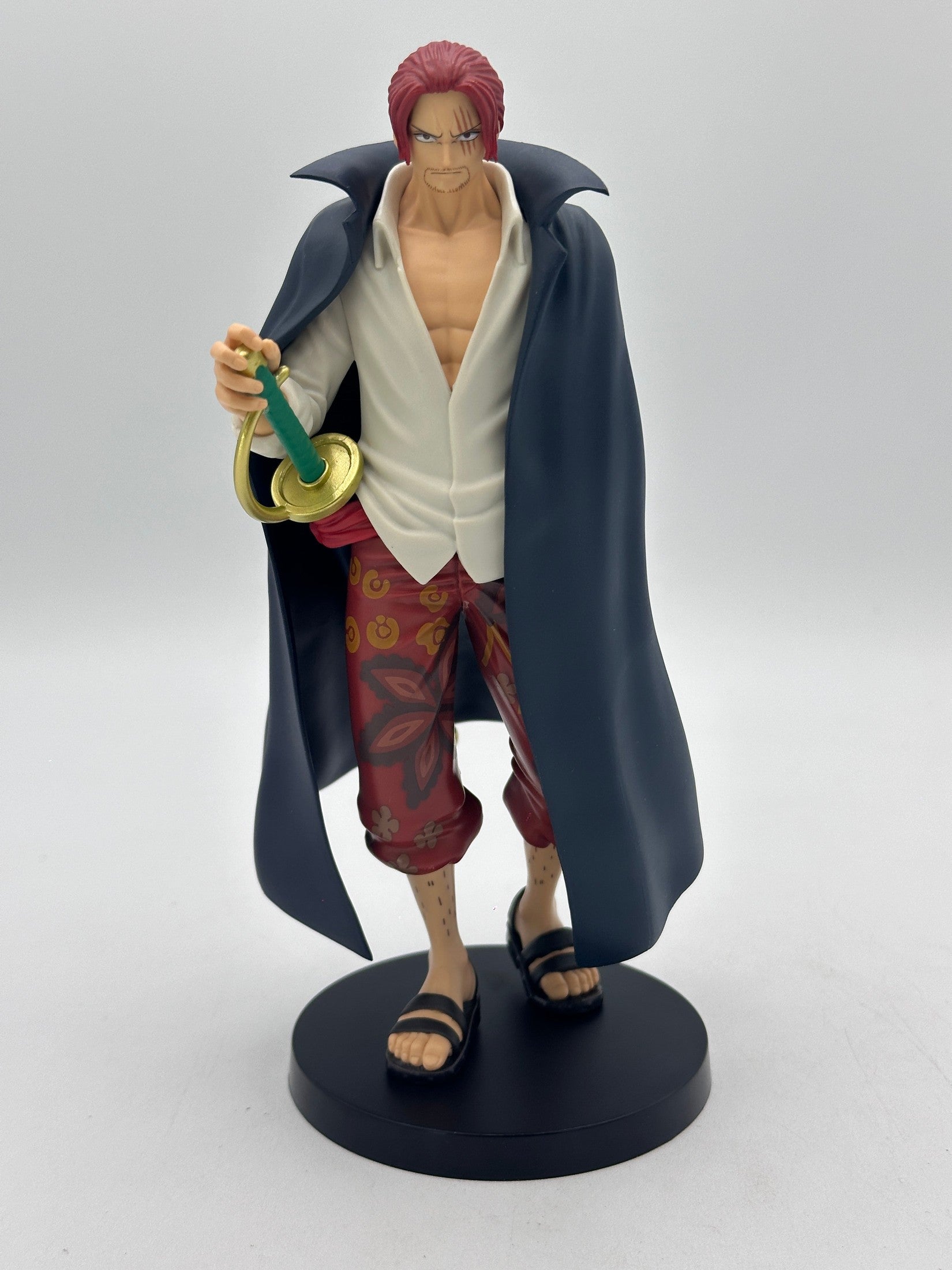 ONE PIECE FIGURA SHANKS THE SHUKKO COMO NUEVA Banpresto Otaku Village