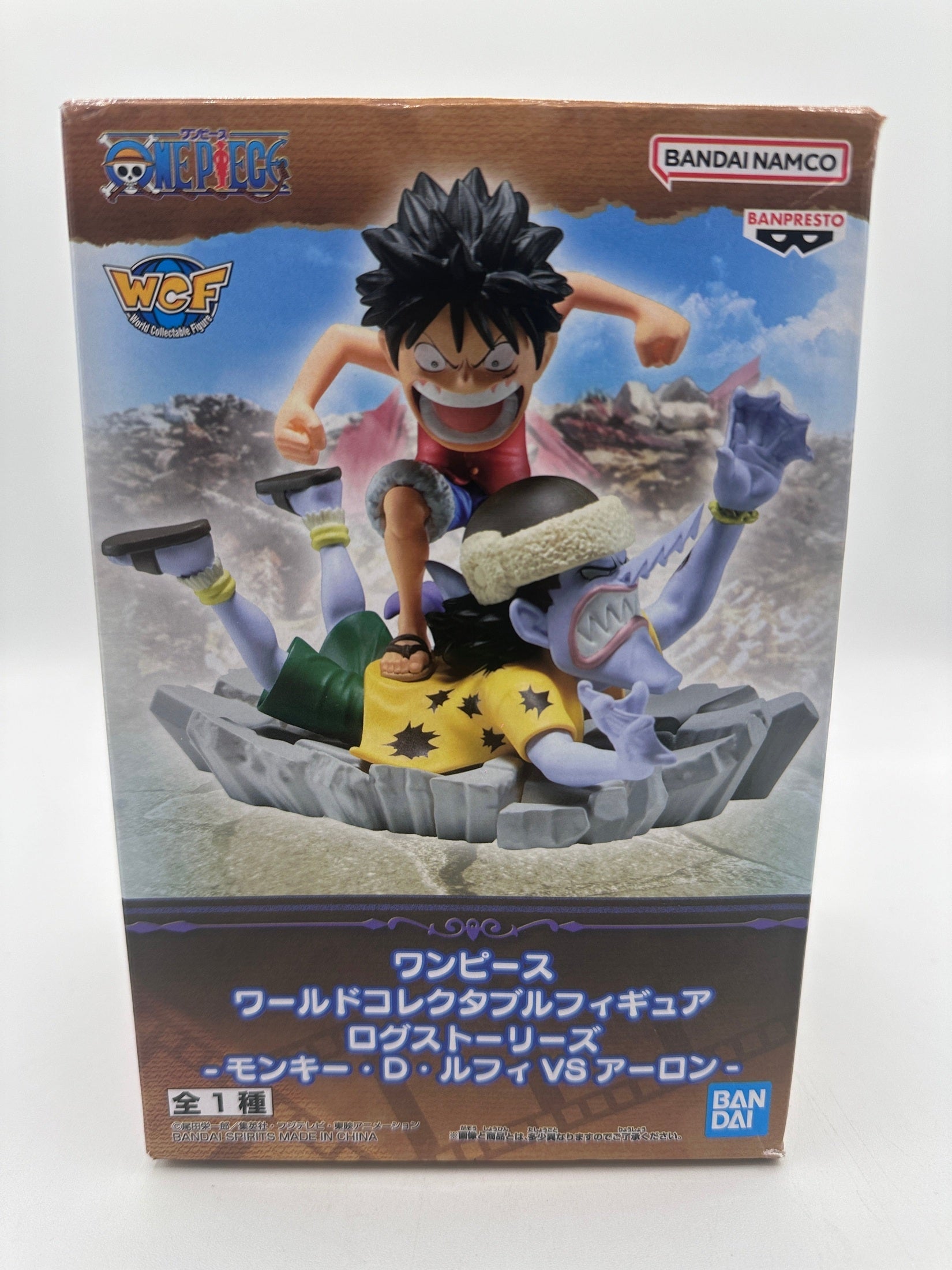 ONE PIECE FIGURA WORLD COLLECTABLE FIGURE LOG STORIES LUFFY VS ARLONG MUY BUEN ESTADO Banpresto Otaku Village