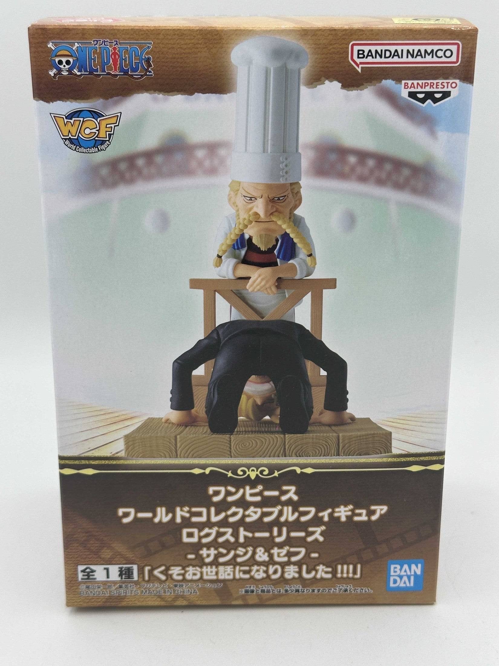 ONE PIECE FIGURA WORLD COLLECTABLE FIGURE LOG STORIES SANJI AND ZEFF PRECINTADA PREVENTA 3-4 sem. Banpresto Otaku Village