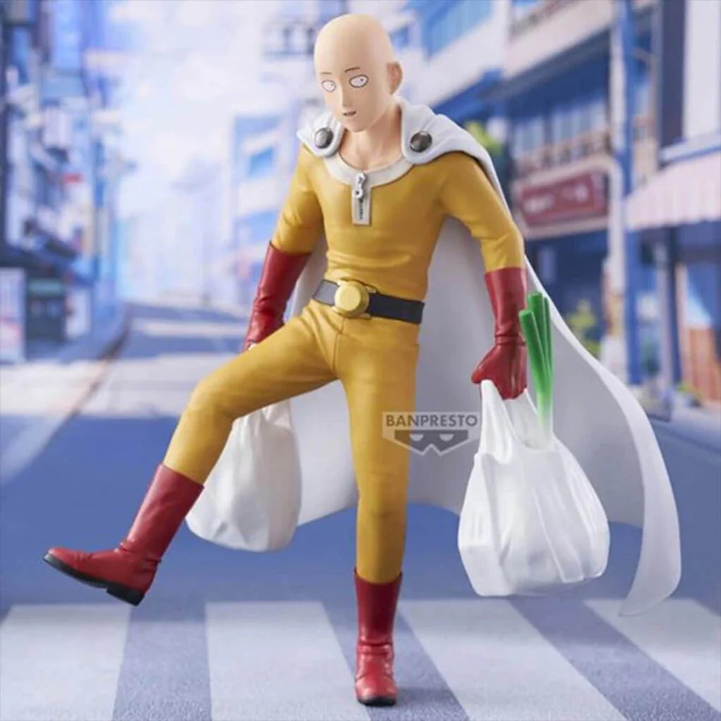 ONE PUNCH MAN FIGURA SAITAMA KAIMONO VER. ONE PUNCH LIFE COMO NUEVA PREVENTA