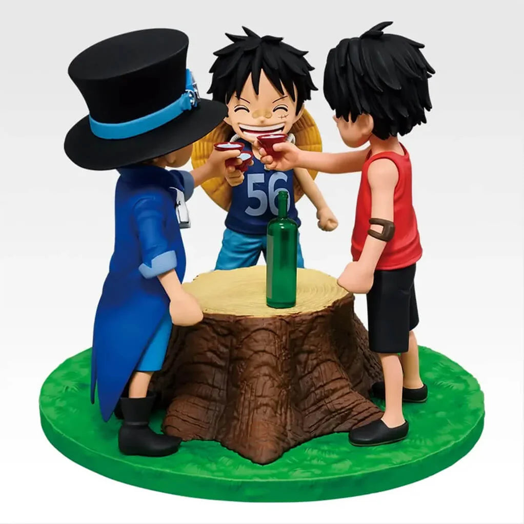 ONE PIECE DRAMATIC MEMORIES FIGURA ACE & SABO & MONKEY D. LUFFY ICHIBAN KUJI PRIZE A