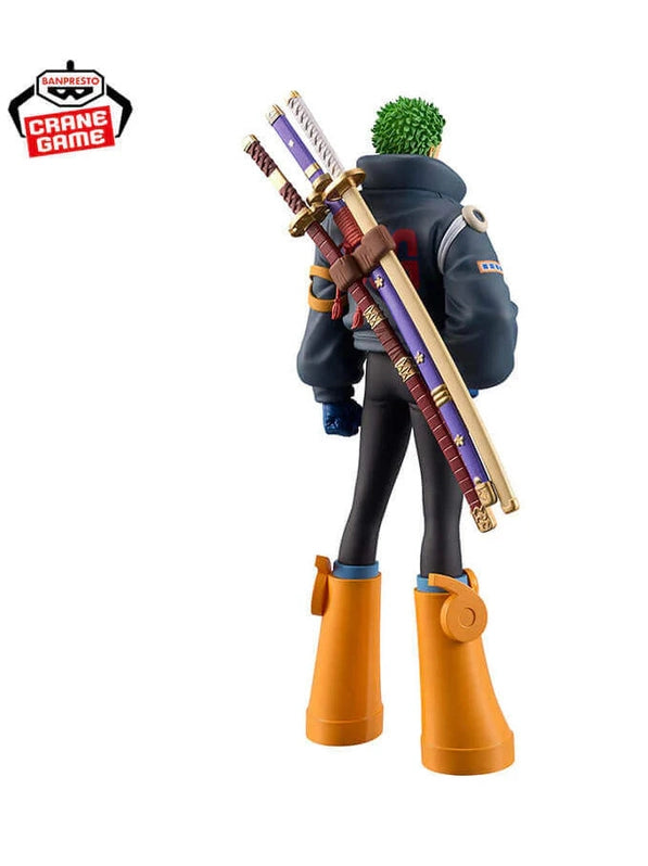 ONE PIECE FIGURA EGGHEAD RORONOA ZORO GRANDLINE SERIES COMO NUEVA