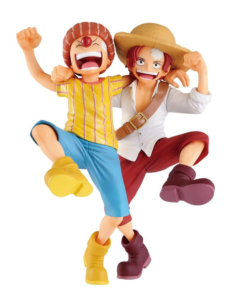ONE PIECE FIGURA LEGENDS OVER TIME PREMIO E SHANKS & BUGGY THE GREAT LEGEND FIGURE ICHIBAN KUJI