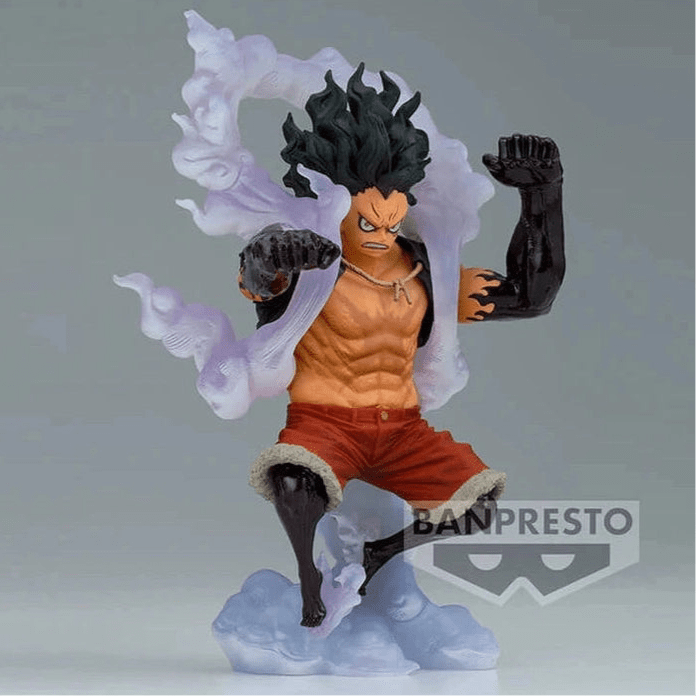 ONE PIECE FIGURA MONKEY D. LUFFY GEAR 4TH SNAKEMAN KING OF ARTIST