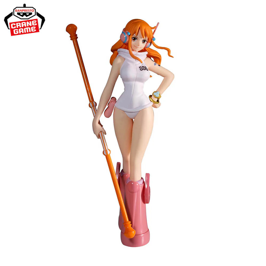 ONE PIECE FIGURA NAMI VERSIÓN EGG HEAD THE SHUKKO