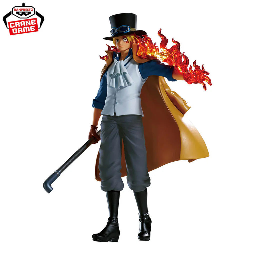 ONE PIECE FIGURA SABO THE SHUKKO LOGIA COMO NUEVA PREVENTA 3-4 sem.
