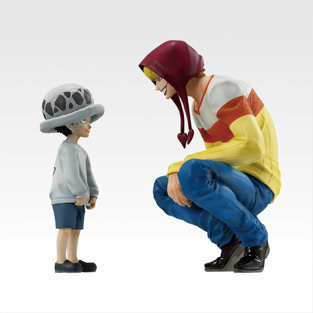 ONE PIECE FIGURA THE UNBREAKABLE LAW TRAFALGAR LAW & CORAZON LAST ONE PREMIO