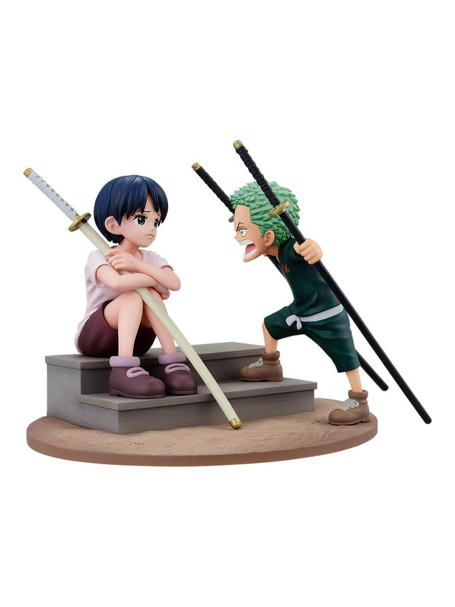 ONE PIECE ZORO & KUINA REVIBLE MOMENT ROAD TO DOWN ICHIBAN KUJI PREMIO C