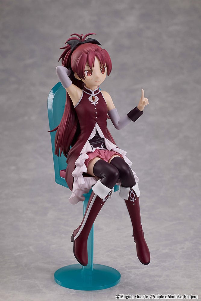 PUELLA MAGI MADOKA MAGICA LA PELÍCULA: REBELIÓN ESTATUA PVC KYOKO SAKURA TEA PARTY CAKE SONG VER.