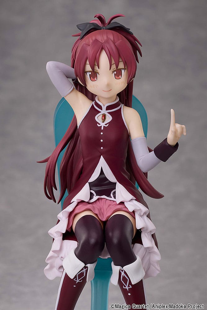 PUELLA MAGI MADOKA MAGICA LA PELÍCULA: REBELIÓN ESTATUA PVC KYOKO SAKURA TEA PARTY CAKE SONG VER.