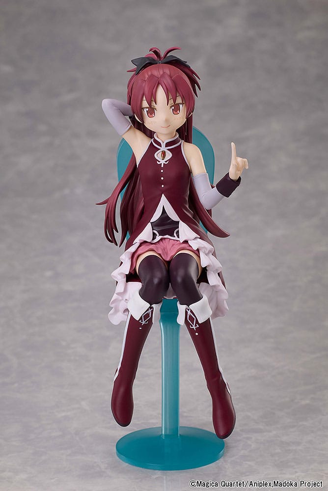 PUELLA MAGI MADOKA MAGICA LA PELÍCULA: REBELIÓN ESTATUA PVC KYOKO SAKURA TEA PARTY CAKE SONG VER.