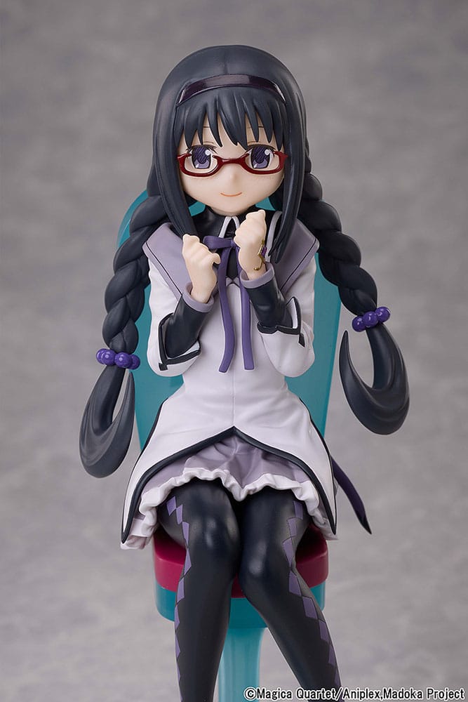 PUELLA MAGI MADOKA MAGICA THE MOVIE: REBELLION ESTATUA PVC HOMURA AKEMI TEA PARTY CAKE SONG VER.