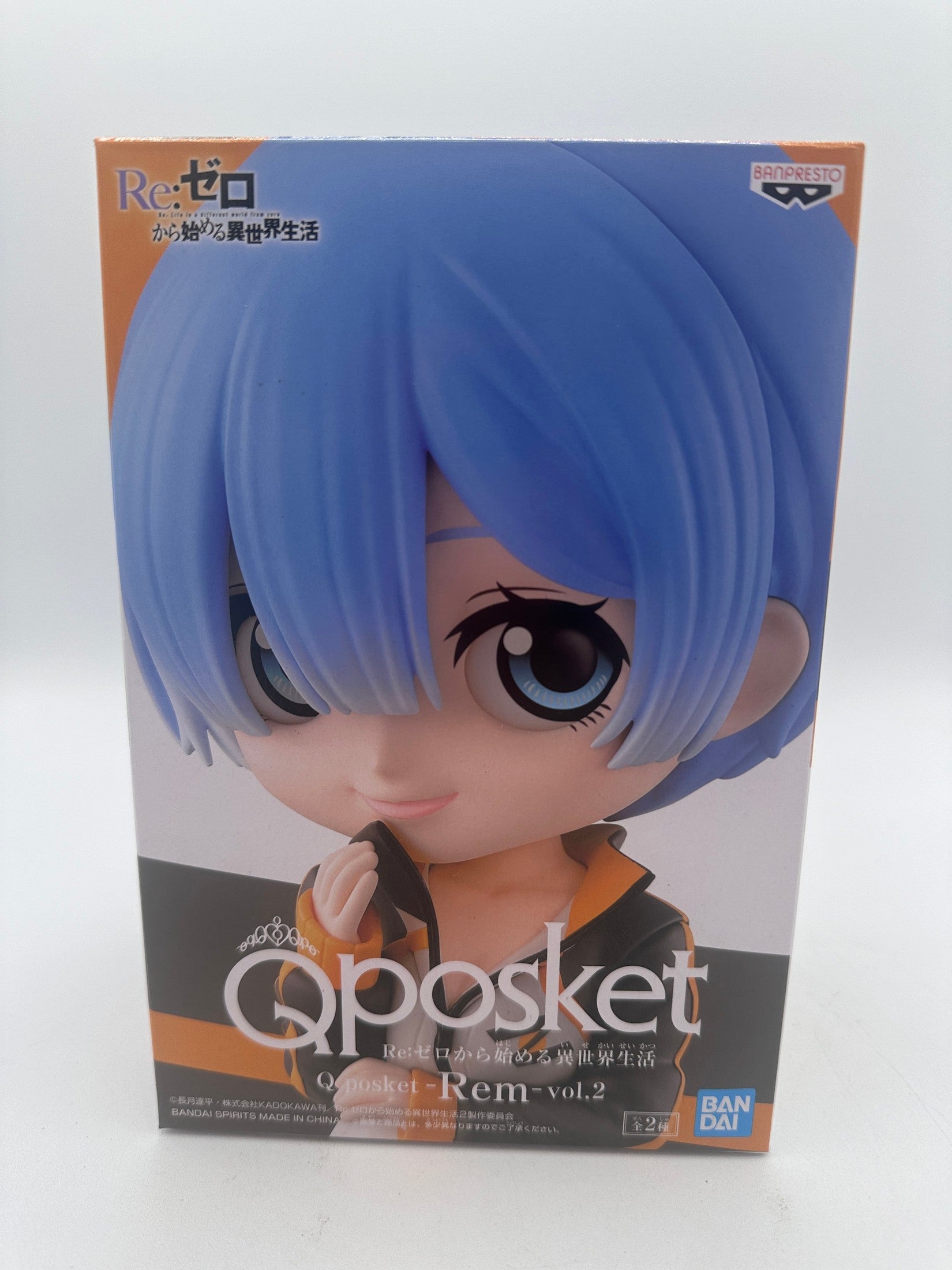 RE:ZERO FIGURA REM QPOSKET VOL. 2 COMO NUEVA Banpresto Otaku Village