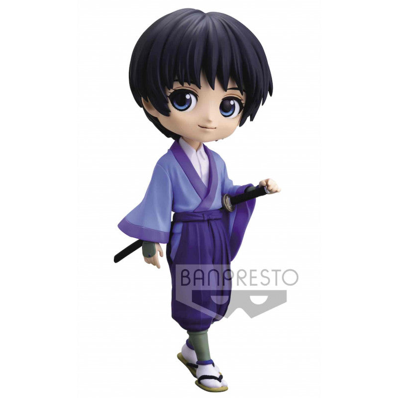 RUROUNI KENSHIN FIGURA SOJIRO SETA QPOSKET COMO NUEVA