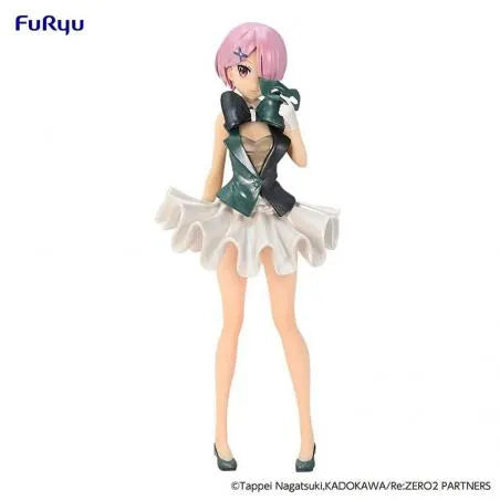 RE:ZERO STARTING LIFE IN ANOTHER WORLD FIGURA RAM IN CIRCUS PEARL COLOR VER SSS FURYU MUY BUEN ESTADO