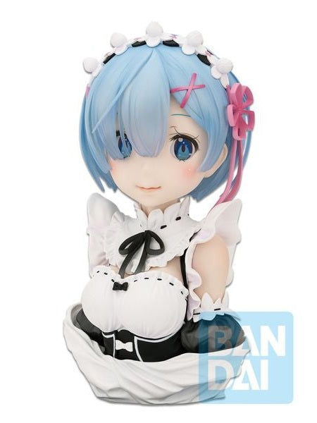 RE:ZERO STORY IS TO BE CONTINUED ICHIBAN KUJI REM PRIZE A ARTSCALE BUST 1/3 FIGURE PRECINTADA STOCK JAPÓN 5-6 sem.