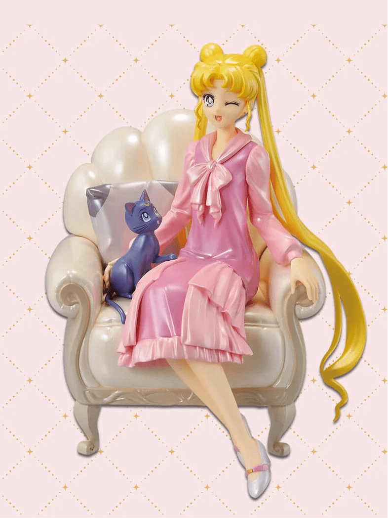 SAILOR MOON COSMOS ESTILO ANTIGUO USAGI & AMP LUNA COLOR ESPECIAL PRICE LAST ONE ICHIBAN KUJI PRECINTADA STOCK JAPÓN 5-6 sem.
