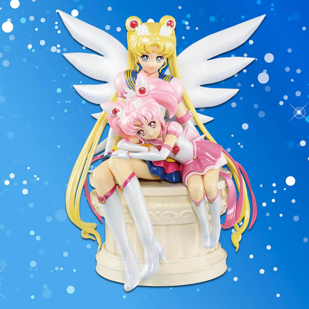 SAILOR MOON ETERNAL SAILOR GUARDIANS SAILOR MOON Y CHIBI MOON COLOR ESPECIAL PRICE LAST ONE ICHIBAN KUJI PRECINTADA PREVENTA 3-4 SEM.